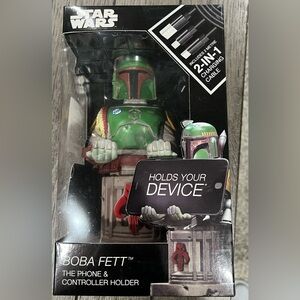 Star Wars Boba Fett Phone & Controller Holder - Green